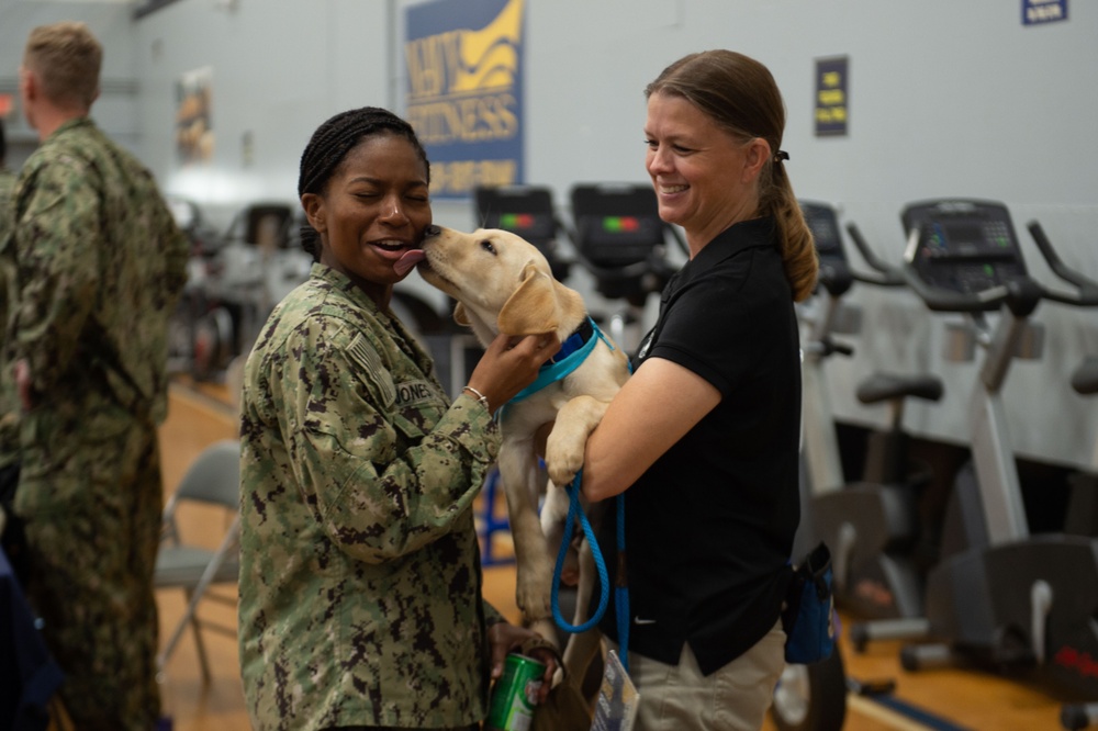 USS John C. Stennis (CVN 74) Sailors Attend a Military Outreach Fair