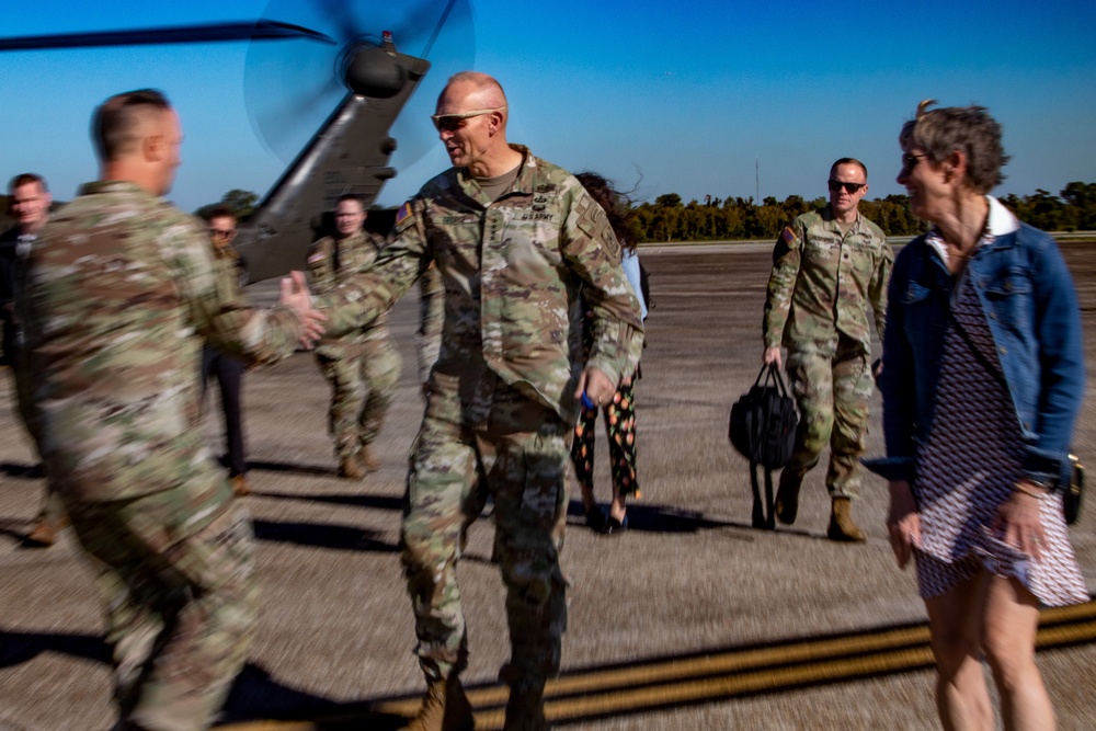 Chief of Staff of the Army Visits Naval Air Station Joint Reserve Base New Orleans