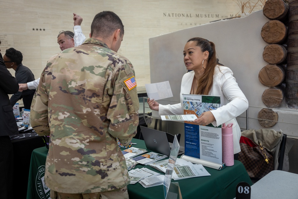 Annual Career fair for transitioning service members hosted at the National Museum of the Marine Corps
