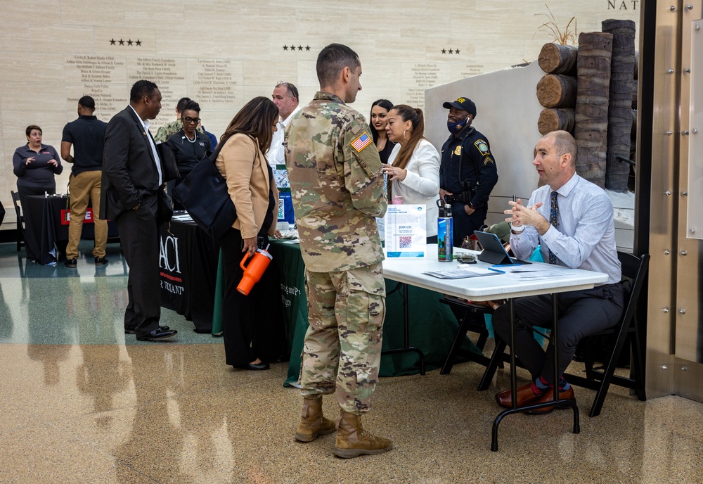 Annual Career fair for transitioning service members hosted at the National Museum of the Marine Corps