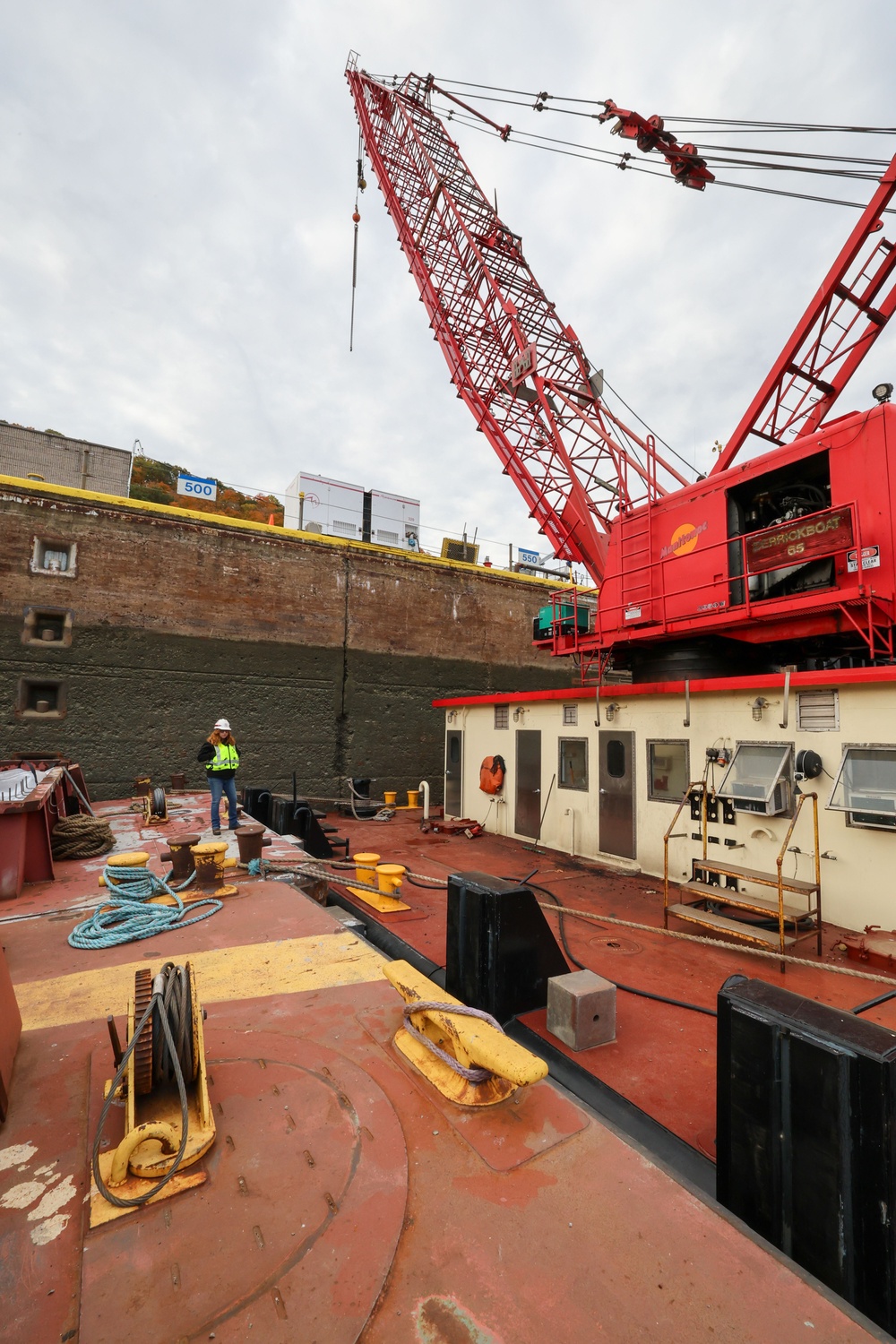 Safety Specialist Inspects Medium Capacity River Repairs Fleet