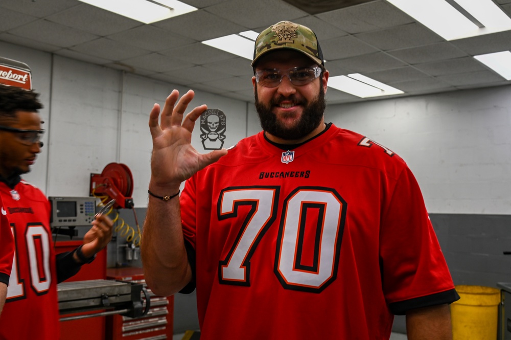 Tampa Bay Buccaneers visit MacDill