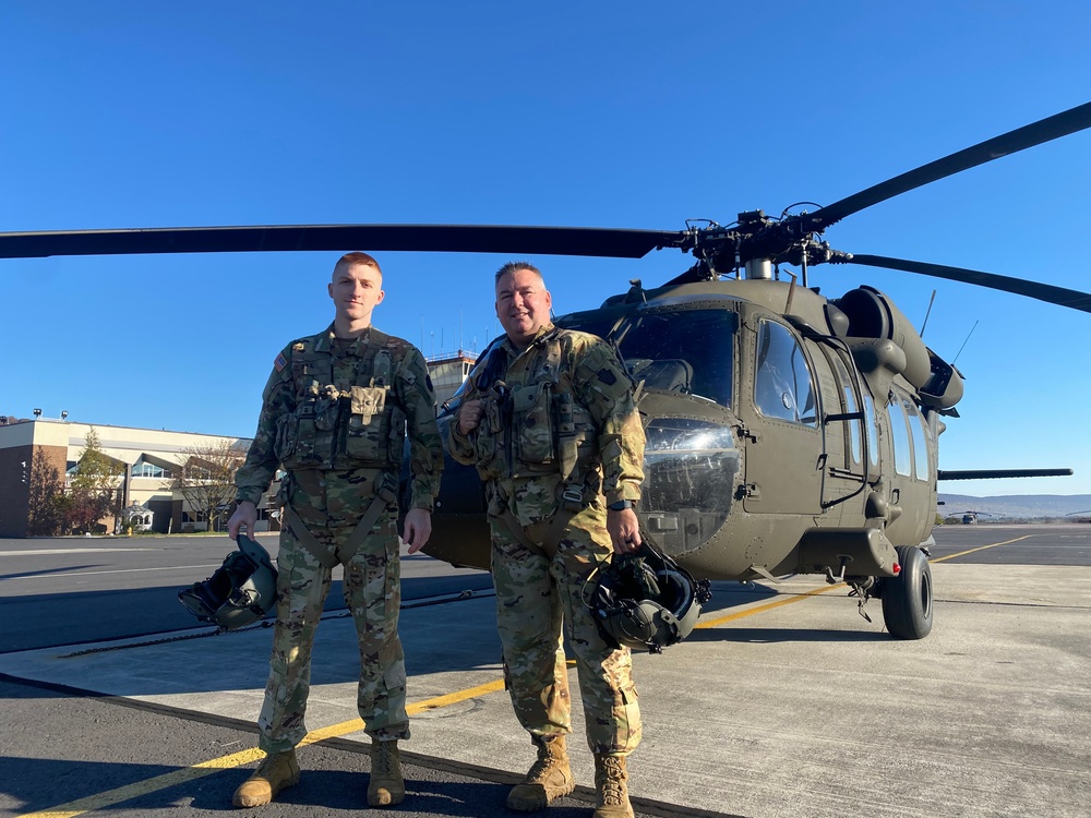 Legacy in flight: Father and son fly together