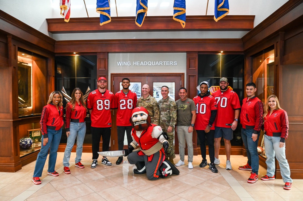 Tampa Bay Buccaneers visit MacDill