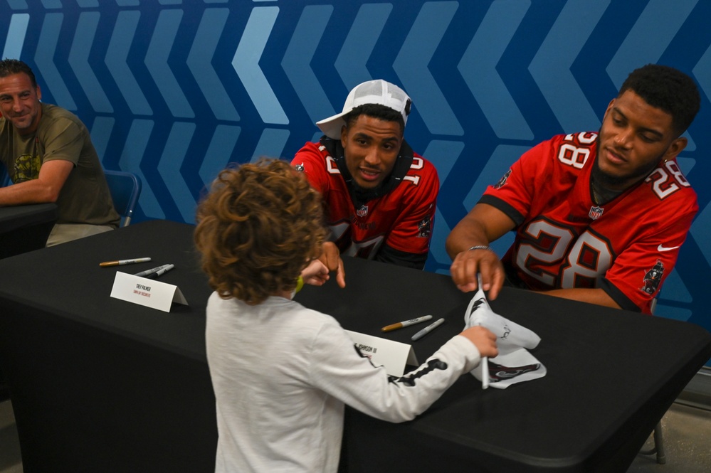 Tampa Bay Buccaneers visit MacDill