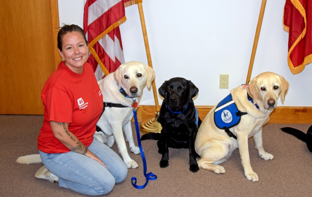 Therapy dogs visit Hawaii Wildfire Recovery Field Office in Kihei, Hawai‘i