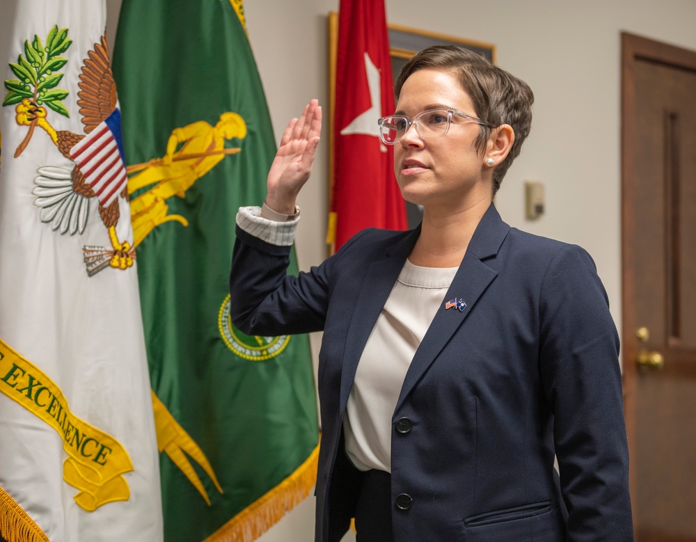 Federally Recognized applicants conduct Oath of Enlistment