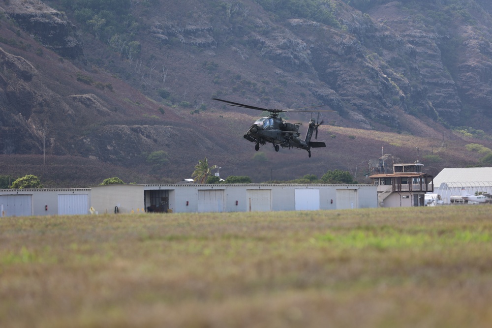 JPMRC 24-01: 25th Combat Aviation Brigade sets up at Dillingham Airfield