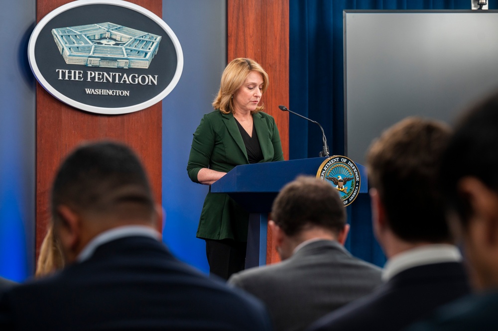 Deputy Secretary of Defense Hicks and Brig. Gen. Ryder Conduct a Press Briefing