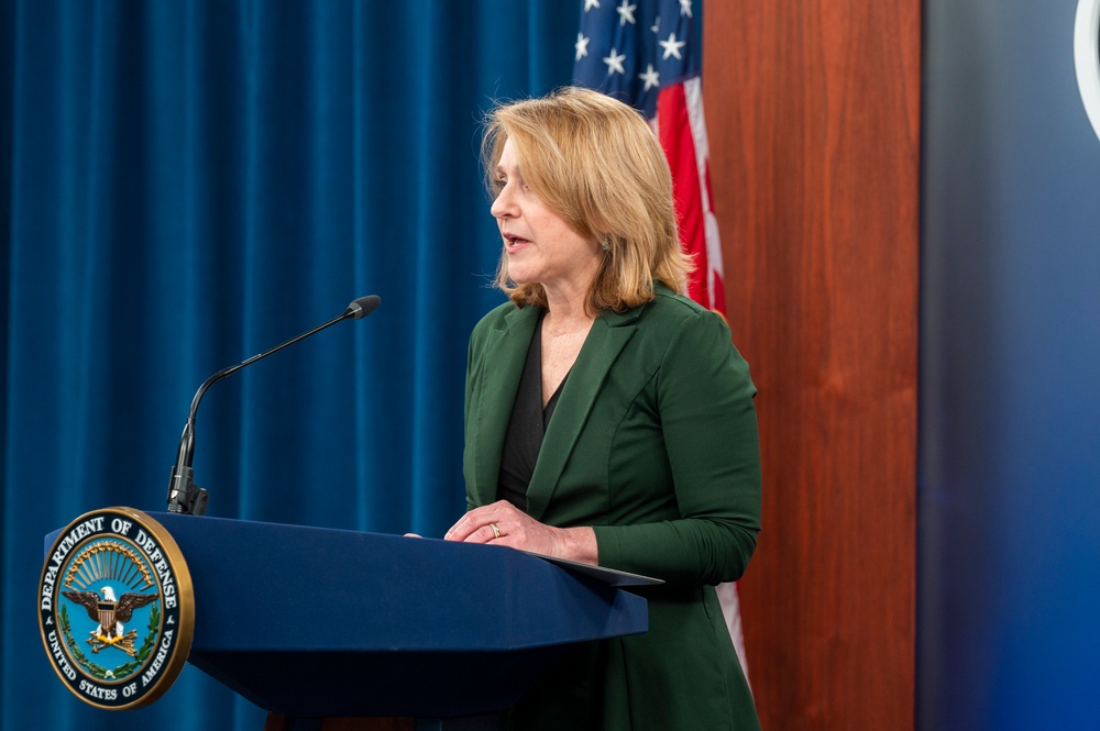 Deputy Secretary of Defense Hicks and Brig. Gen. Ryder Conduct a Press Briefing