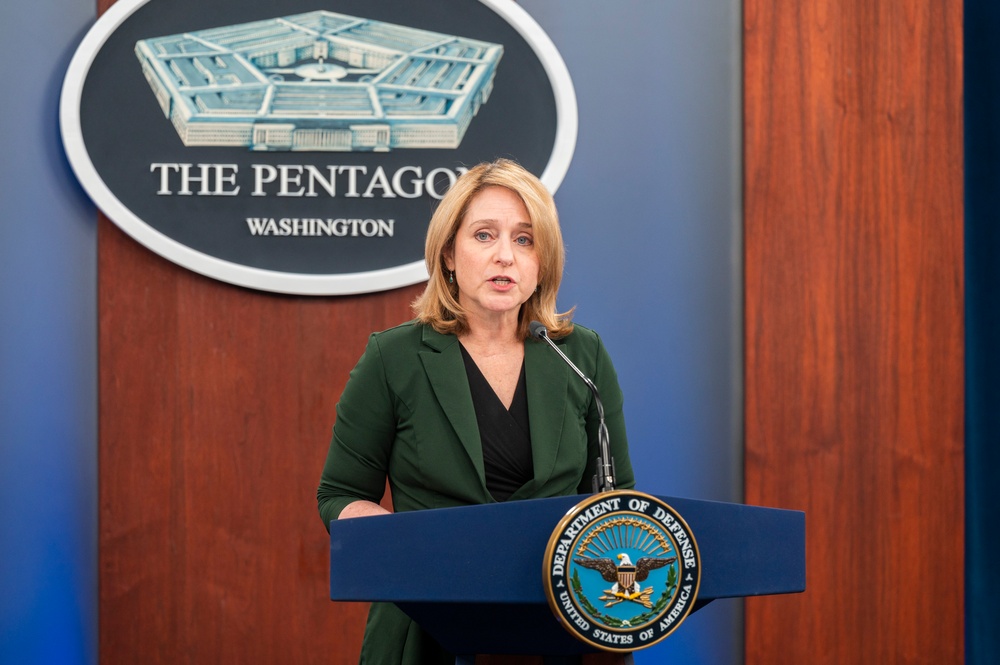 Deputy Secretary of Defense Hicks and Brig. Gen. Ryder Conduct a Press Briefing