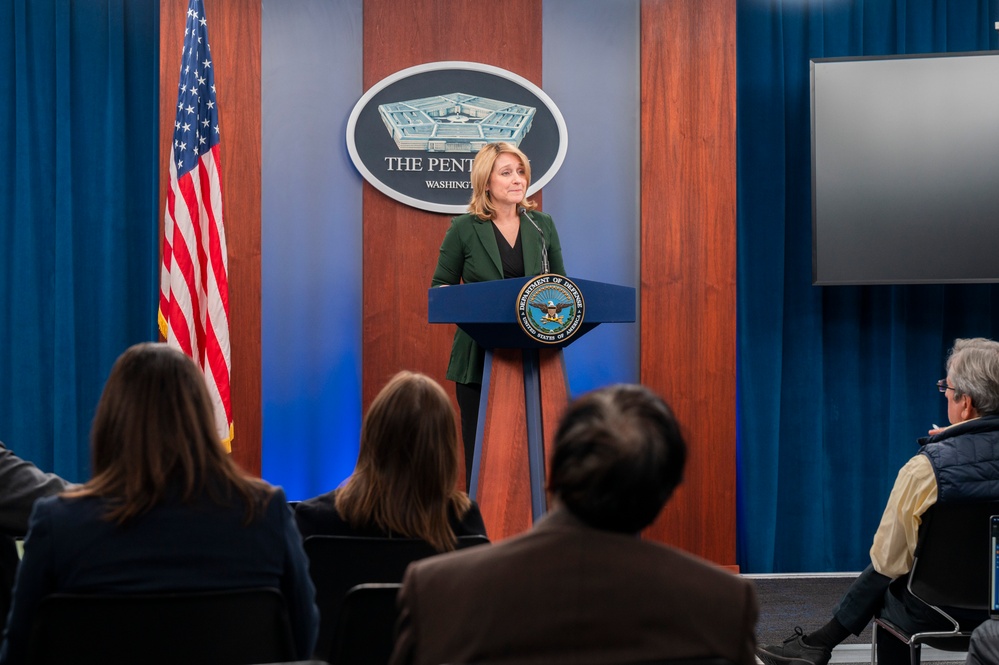 Deputy Secretary of Defense Hicks and Brig. Gen. Ryder Conduct a Press Briefing