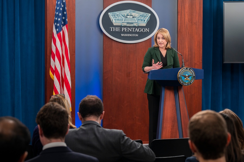 Deputy Secretary of Defense Hicks and Brig. Gen. Ryder Conduct a Press Briefing