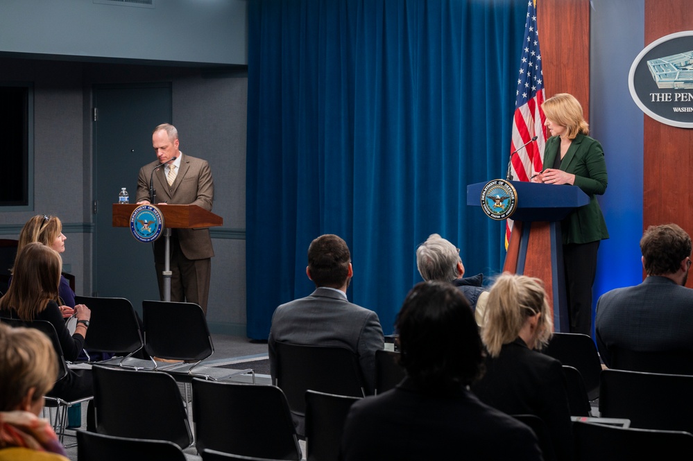 Deputy Secretary of Defense Hicks and Brig. Gen. Ryder Conduct a Press Briefing