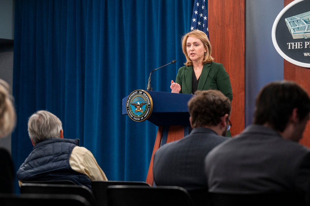 Deputy Secretary of Defense Hicks and Brig. Gen. Ryder Conduct a Press Briefing