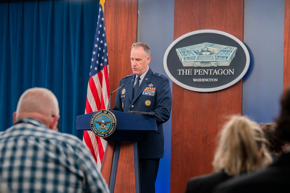 Deputy Secretary of Defense Hicks and Brig. Gen. Ryder Conduct a Press Briefing