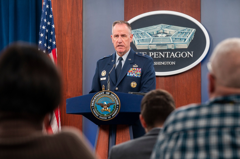 Deputy Secretary of Defense Hicks and Brig. Gen. Ryder Conduct a Press Briefing