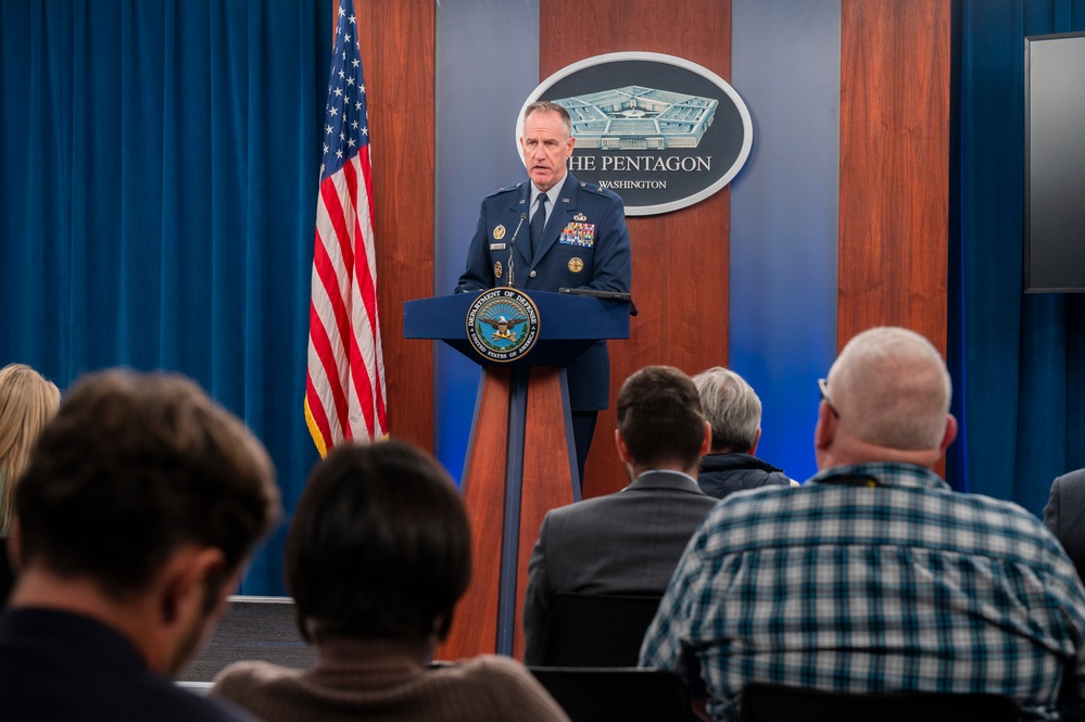 Deputy Secretary of Defense Hicks and Brig. Gen. Ryder Conduct a Press Briefing