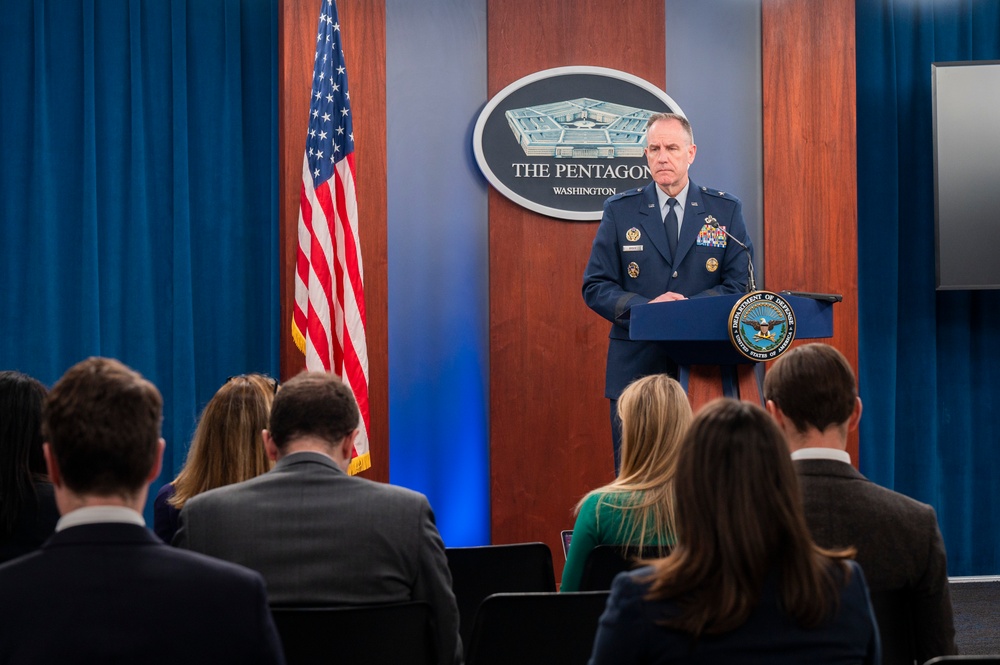 Deputy Secretary of Defense Hicks and Brig. Gen. Ryder Conduct a Press Briefing