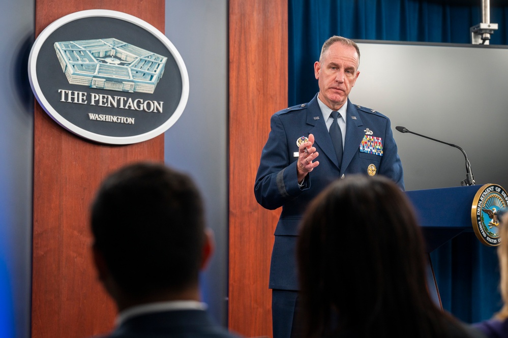 Deputy Secretary of Defense Hicks and Brig. Gen. Ryder Conduct a Press Briefing