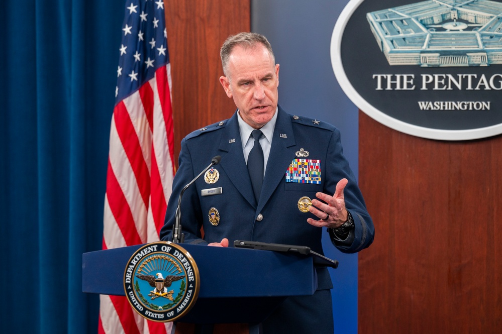 Deputy Secretary of Defense Hicks and Brig. Gen. Ryder Conduct a Press Briefing