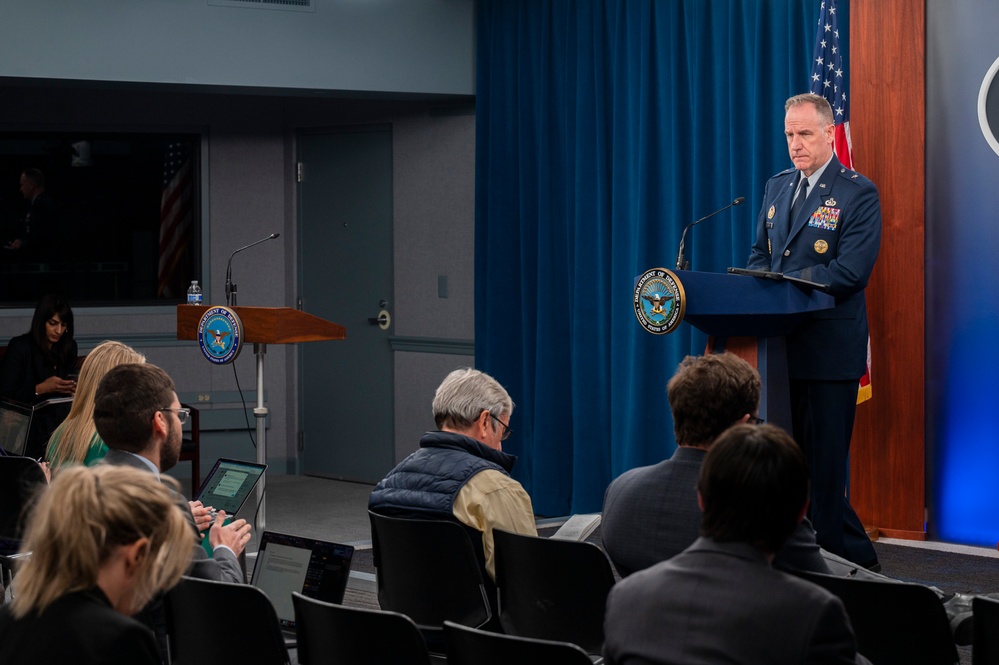 Deputy Secretary of Defense Hicks and Brig. Gen. Ryder Conduct a Press Briefing