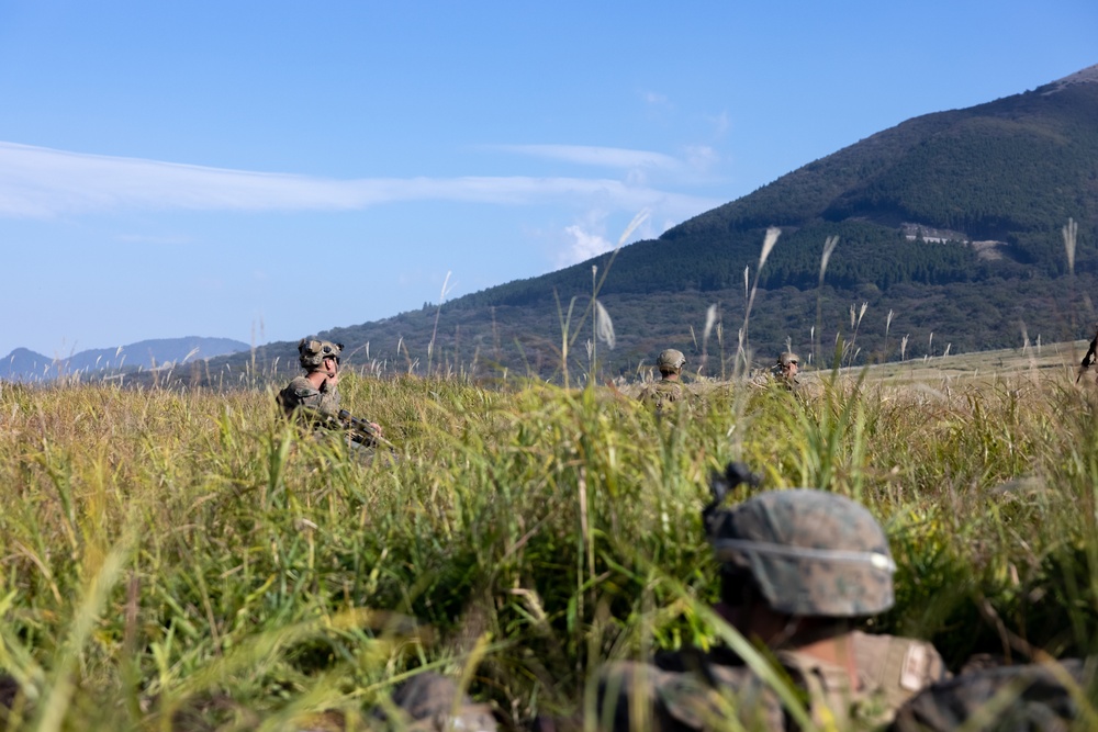 RD 23 FTX: V22, JGSDF Casualty Evacuation Drill at Hijyudai Maneuver Area