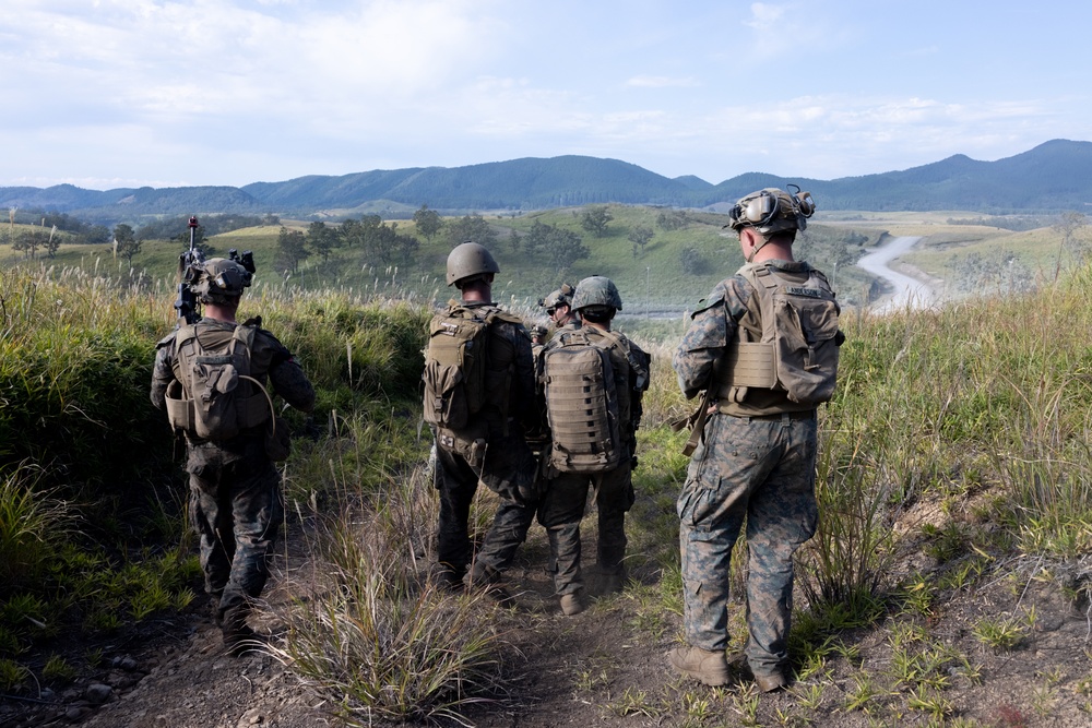 RD 23 FTX: V22, JGSDF Casualty Evacuation Drill at Hijyudai Maneuver Area