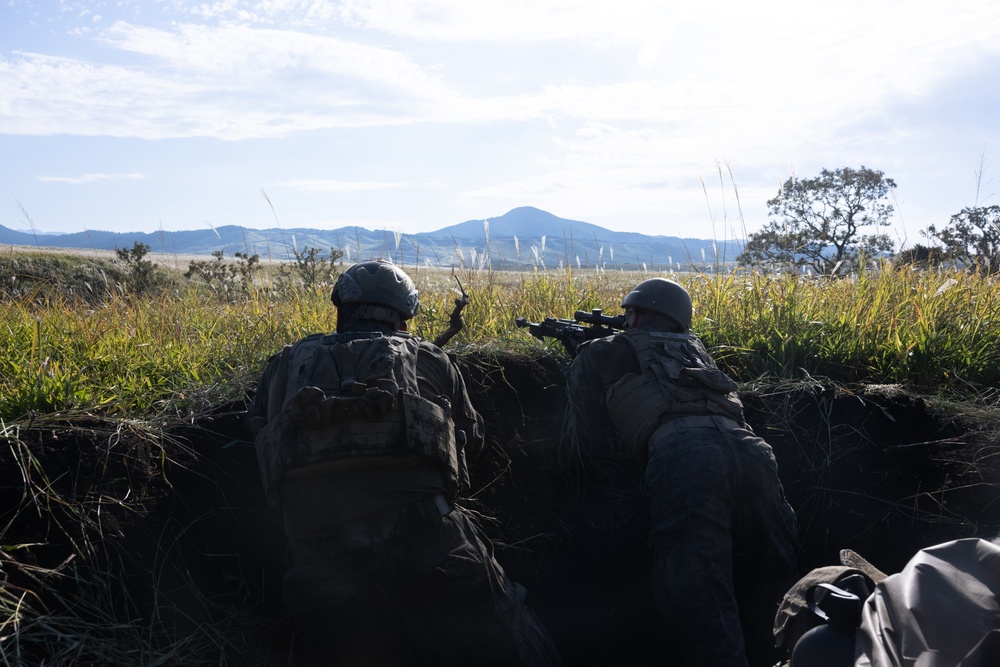 RD 23 FTX: V22, JGSDF Casualty Evacuation Drill at Hijyudai Maneuver Area