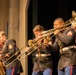 Marine Forces Reserve Brass Band Performs at Rock Bridge High School