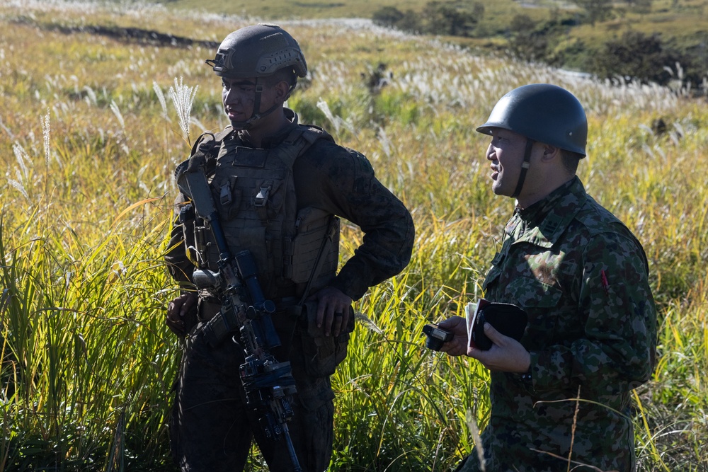 Resolute Dragon 23 | V22, JGSDF Conduct Bilateral Patrol at Hijyudai