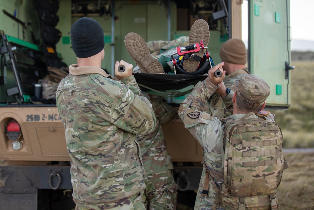 U.S. Soldiers conduct medical training at JPMRC 24-01