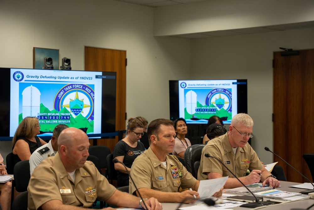 Joint Task Force-Red Hill Provides Public Hearing Defueling Update to Hawaii State Health &amp; Human Services and Agriculture &amp; Environment Committees