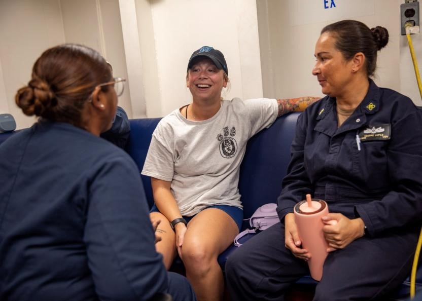 The Women of Grace: Female Sailors ‘build trust and togetherness’ on USS Hopper