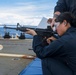 USS Shoup conducts live fire exercise