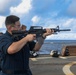 USS Shoup conducts live fire exercise