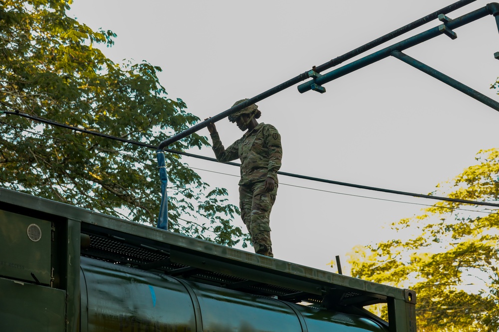 25th Infantry Division Soldiers conduct morning routines at JPMRC 24-01