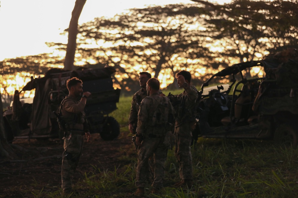 25th Infantry Division Soldiers conduct morning routines at JPMRC 24-01