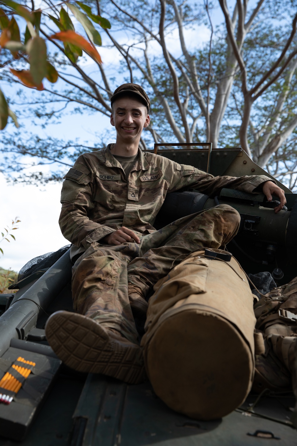 US Soldiers conduct reconnaissance on a screen line during JPMRC 24-01