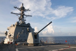 U.S. Navy Destroyer Conducts Freedom of Navigation Operation in the South China Sea