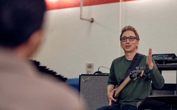 Norm Stockton Visits Nile C. Kinnick High School