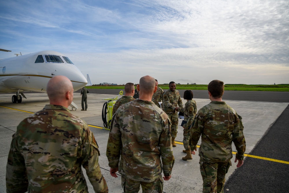 86th Airlift Wing Leadership immersion to the 424th Air Base Squadron