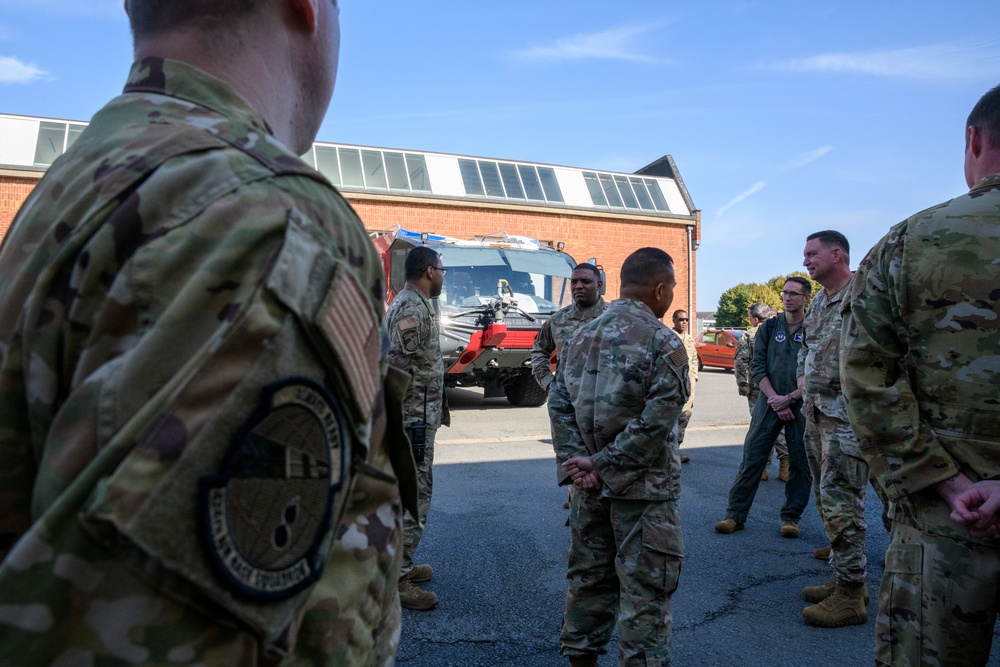 86th Airlift Wing Leadership immersion to the 424th Air Base Squadron