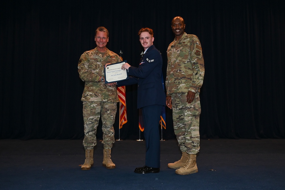 Andersen Air Force Base Honor Guard graduation and recognition ceremony