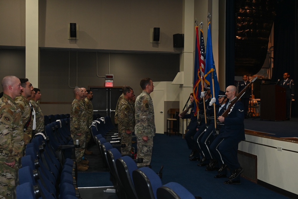 Andersen Air Force Base Honor Guard graduation and recognition ceremony