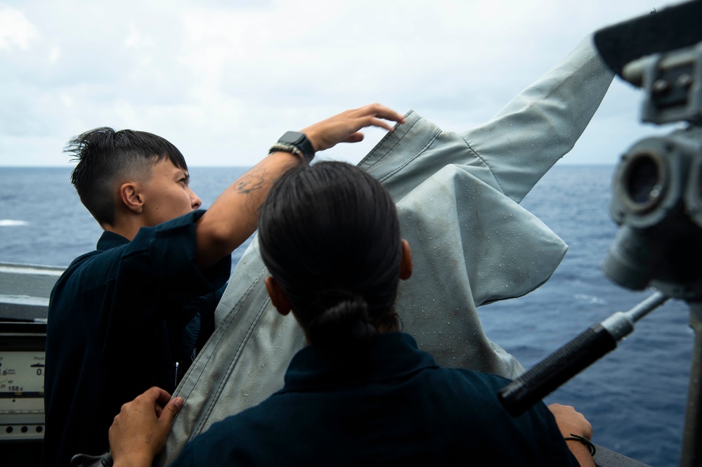 USS Kidd Live-fire Exercise