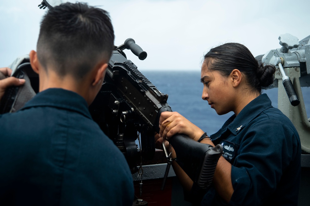 USS Kidd Live-fire Exercise