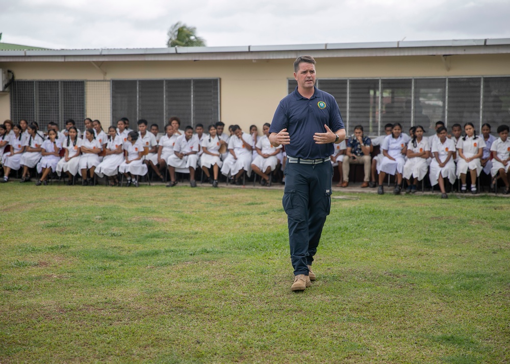 Pacific Partnership 2023: PP23 Combined Band Perform for Labasa Local Schools