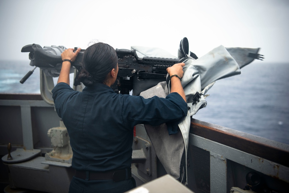 USS Kidd Live-fire Exercise