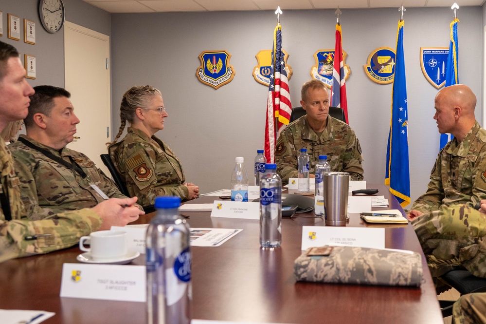 Third Air Force leaders visit Pathfinders, NATO Joint Warfare Centre in Norway